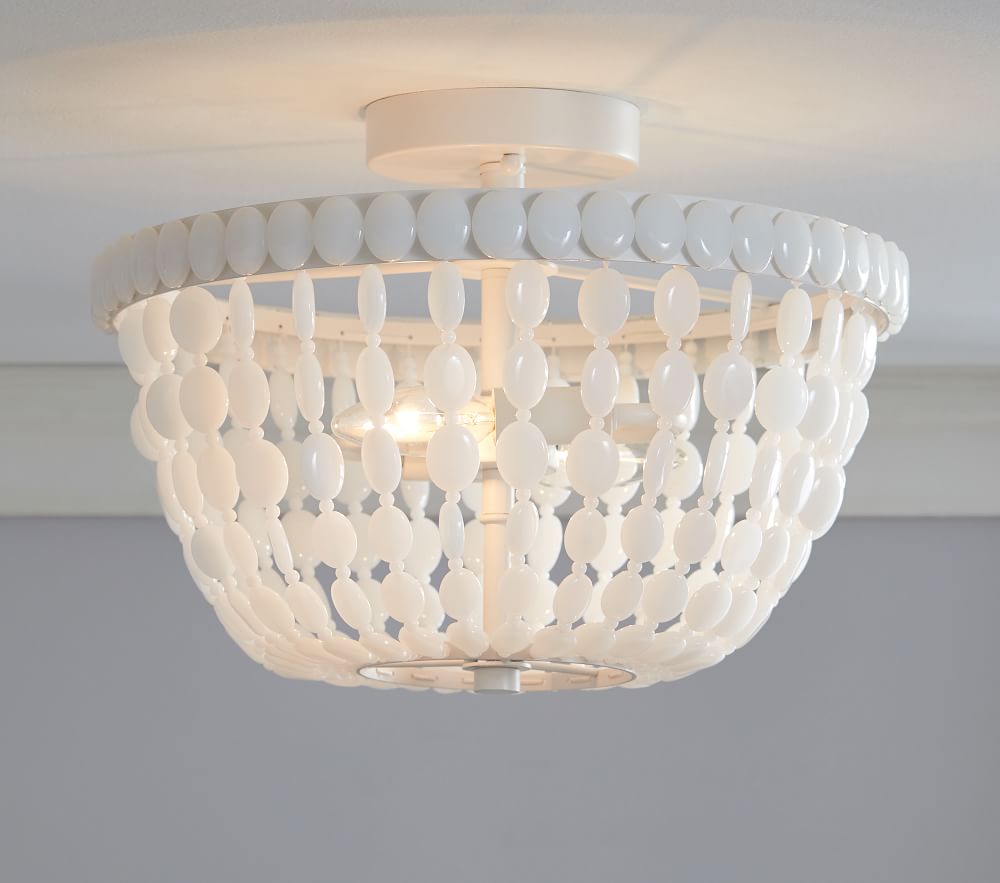 Oval Bead Flushmount